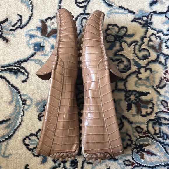 M. Gemi Driver Loafers Croc Tan 38.5 - Picture 7 of 8